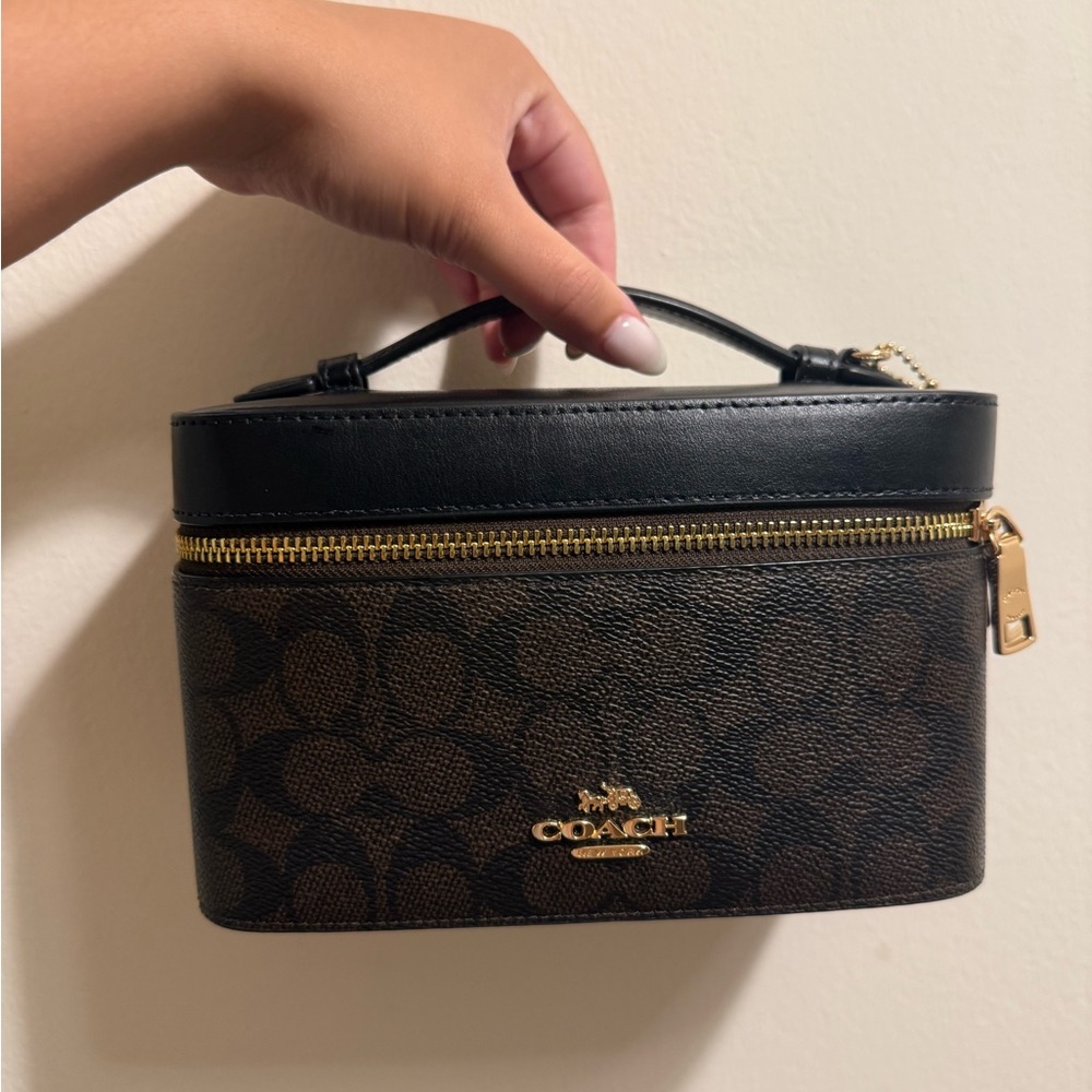 Coach Signature Canvas Cosmetic Case